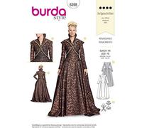burda Schnittmuster Damen burda Papier-Schnitt Damen Renaissance-Outfit 6398 Gr. 34-44