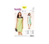 burda Schnittmuster Damen Etuikleid 6627 Gr. 34-44