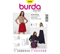 burda style Schnittmuster Damen Hosenrock mit Wickeleffekt #6980 Gr. 34-46 | Papier