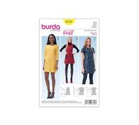 Burda 6721 Schnittmuster Träger-Kleid ausgestellt (Damen, Gr. 34-44 EU) Level 1 super easy