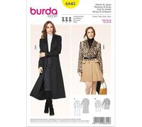 burda Schnittmuster Damen Mantel und Jacke 6845 Gr. 36-46