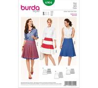 burda Schnittmuster Damen Rock mit Hüftpasse 6904 Gr. 34-46