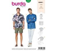 Burda Schnittmuster 6349, Hemd [Herren, Gr. 46-60] zum selber nähen, ideal für Fortgeschrittene [L3]