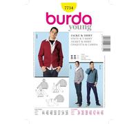 Burda Schnittmuster 7734 Jacke Gr. 34-46