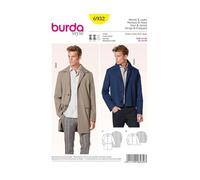 burda Schnittmuster Herren Mantel und Jacke #6932