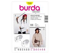 burda Schnittmuster Herren Piratenhemd #7332 Gr. 48-58