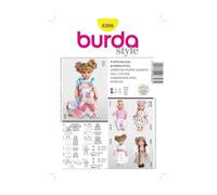 Burda Schnittmuster 8308 Puppenkleider in 2 Gr??en M 30-35 cm, L 40-45 cm