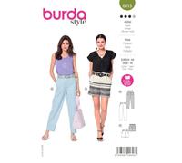 Burda Style Katalog-Schnittmuster Denim-Hosen in Längenvariationen | Damen, Gr. 34-44 | Nählevel: Mittel #6015
