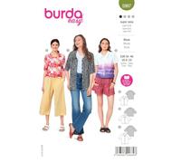 Burda Style Katalog-Schnittmuster Hemdblusen in verschiedenen Längenvariationen | Damen, Gr. 34-48 | Nählevel: Sehr leicht #5997