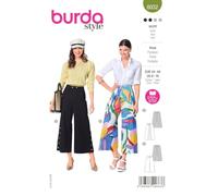 Burda Style Katalog-Schnittmuster Hosen mit weitem Bein | Damen, Gr. 34-44 | Nählevel: Leicht #6032