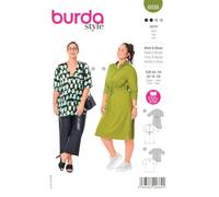 Burda Style Katalog-Schnittmuster Kleid mit Gummizug und Tunika | Damen, Gr. 44-54 | Nählevel: Leicht #6038