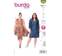 Burda Style Katalog-Schnittmuster Kleider | Damen, Gr. 44-54 | Nählevel: Leicht #6036