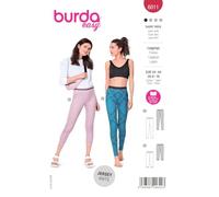 Burda Style Katalog-Schnittmuster Leggings | Damen, Gr. 34-44 | Nählevel: Sehr leicht #6011