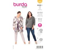 Burda Style Katalog-Schnittmuster Mantel und Jacke mit Druckknöpfen | Damen, Gr. 44-54 | Nählevel: Mittel #6034