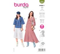 Burda Style Katalog-Schnittmuster Maxikleid und Tunika-Bluse | Damen, Gr. 34-44 | Nählevel: Mittel #6040