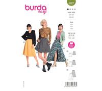 Burda Style Katalog-Schnittmuster Sommerliche Röcke in verschiedenen Längen | Damen, Gr. 34-48 | Nählevel: Sehr leicht #6027