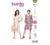 Burda Style Katalog-Schnittmuster Sommerliche Tunikakleider in Midilänge | Damen, Gr. 34-44 | Nählevel: Leicht #6014