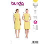 burda style Papier Schnittmuster Damen Etuikleid #5659 Gr. 34-46 Nählevel: fortgeschritten