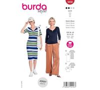 burda style Papier-Schnittmuster Damen Kleid & Shirt #5658 Gr. 36-48 Nählevel: leicht