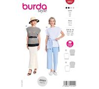burda style Papier-Schnittmuster Damen Kurzarm-Shirts #5657 Gr. 36-48 Nählevel: leicht