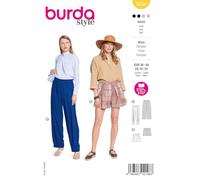 burda style Papier-Schnittmuster Damen Pumphose & Shorts #5654 Gr. 36-48 Nählevel: leicht
