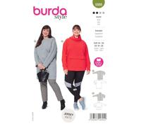burda style Papier-Schnittmuster Damen sportliche Sweatshirts #5988 | Gr. 44-54 | Plus Size | für Jerseystoffe