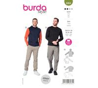 burda style Papier-Schnittmuster Herren Shirt & Hoodie #6064 Gr. 44-54