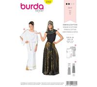 Burda B2353 Schnittmuster für Karneval, Römisch und Ägypter, Papier, Weiß, 19 x 14 x 0,5 cm