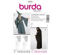 Burda Style Schnittmuster #2483 Herren Kostüm Fasching Karneval Zauberer & Magier Gr. 46-60 - Nählevel 2 leicht