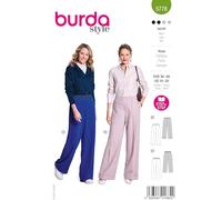 burda style Schnittmuster 5778 Damen Hose mit weitem Bein Gr. 36-46