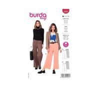 burda style Schnittmuster, 5969, Hose selber nähen [Damen, Gr. 34 - 44] Level 1 für Anfänger, mehrfarbig