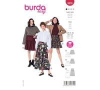 burda style Schnittmuster, 5978, Röcke selber nähen [Damen, Gr. 34 - 48] Level 1 für Anfänger, mehrfarbig