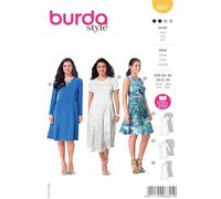 Burda Style Schnittmuster #6821 Damen kurzes Sommer Kleid Gr. 34-46