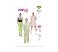Burda Style Schnittmuster B5761 Cargohose für Damen