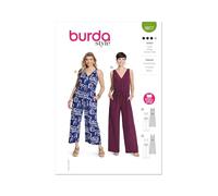Burda Style Schnittmuster B5817 Damen-Overall