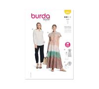 Burda Style Schnittmuster B5823 Damenkleid und Bluse