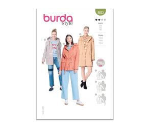 Burda Style Schnittmuster B5923 Damen-Parka-Jacken