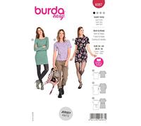 Burda Style Schnittmuster B6087 für Damen, Top, Tunika oder Kleid