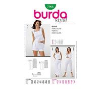 Burda Schnittmuster 7966 Hose Gr. 38-50 (Sizes 12-24)
