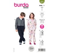 Burda Style Schnittmuster B9275 Kinder Overall und Einteiler mit Kapuze