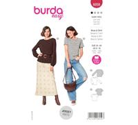 Burda Style Schnittmuster Blusenvariationen zum selber nähen | Damen, Gr. 34-44 | Nählevel: super leicht #6059