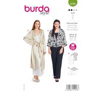 burda style Schnittmuster Damen #5720 Kimono mit Bindeband & Jacke mit weiten Ärmeln Gr. 36-48
