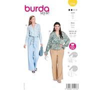 burda style Schnittmuster Damen #5746 Blusen mit Gummizug und V-Ausschnitt Gr. 36-48