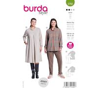 burda style Schnittmuster Damen A-Linien Kleid und Pullover Gr. 44-54