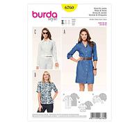 Burda Schnittmuster 6760 Kleid, Jacke