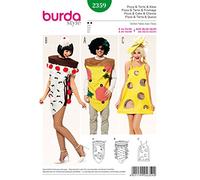 burda style Schnittmuster Damen & Herren Karnevalskostüm - Pizza - Torte - Käse #2359 Gr. 36-50 / Gr. 44-56