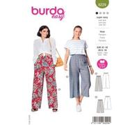 Burda Style Schnittmuster Damen Hose mit weitem Bein Größe 32-42 | Nählevel: sehr leicht