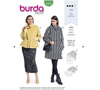 burda style Schnittmuster Damen Jacke & Mantel in A-Linie #6372 Gr. 34-44 | Papierschnittbogen