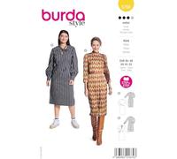 burda style Schnittmuster Damen Kleid in Midilänge Gr. 36-48