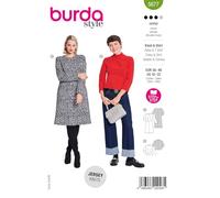 burda style Schnittmuster Damen Kleid & Shirt mit Teilungsnähten #5677 Gr. 36-48